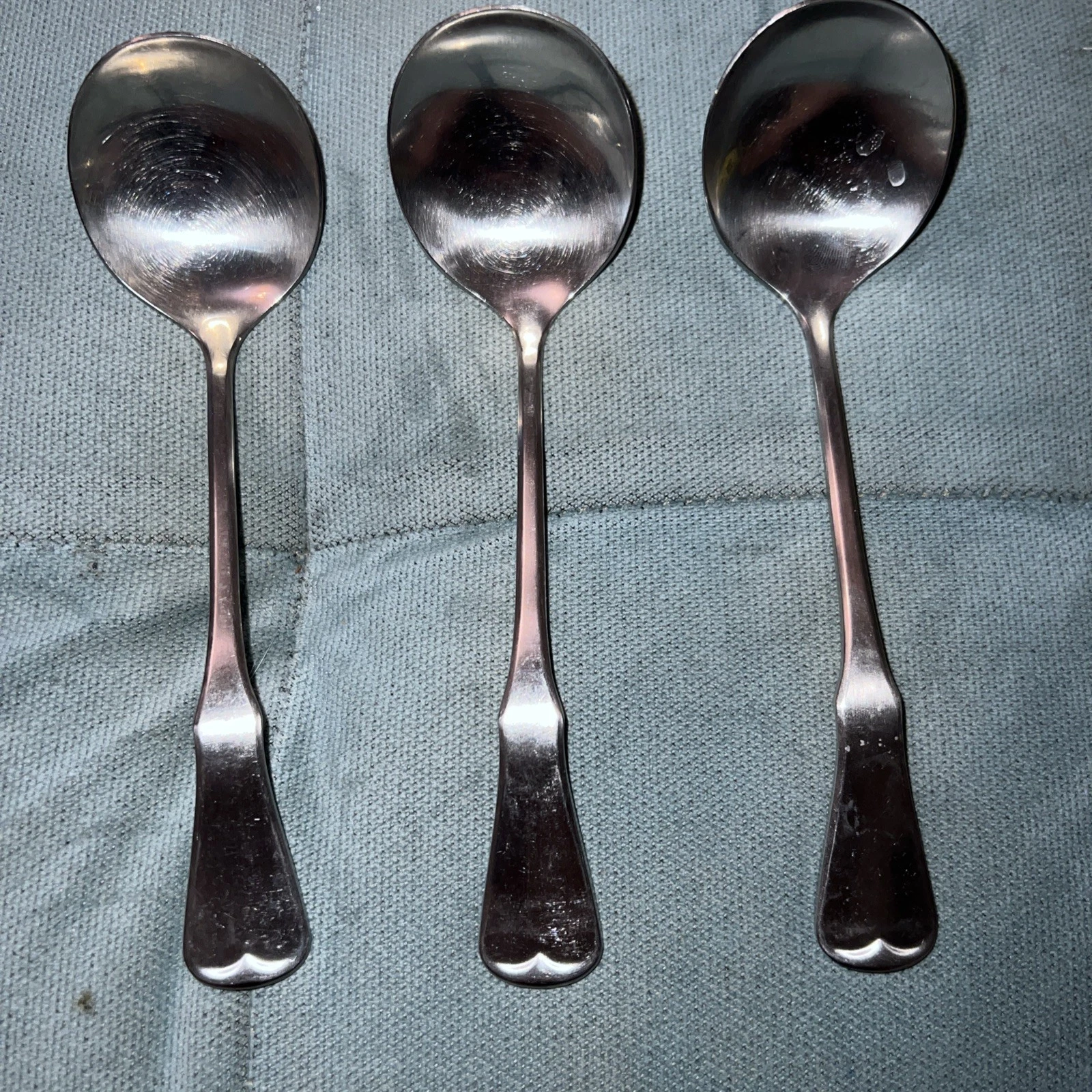 3 Oneida Patrick Henry Stainless Cream Soup Sauce Ladles
Opens in a new window or tab
