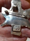 Zuni Cellicion KNIFEWING Dancing Eagle Kachina Dancer Pendant/Brooch Sterling — photo 2