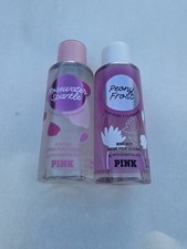 Victoria's Secret PINK Mists Rosewater Sparkle and Peony Frost 8.4 oz each new