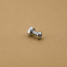 Vintage Schwinn Coaster Brake Hub Strap Bolt Nut Set Chrome 6mm x 15mm Bicycle.