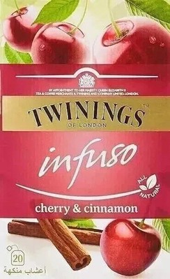 Twinings Infuso Cherry And Cinnamon Tea 20 Teabags 30g Free Shipping World wide