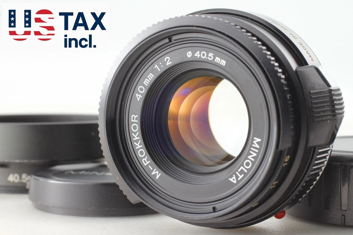 Minolta f/2 Camera Lenses 40mm Focal for sale | eBay