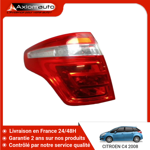 feu arriere citroen c4 2010 gauche main image 0