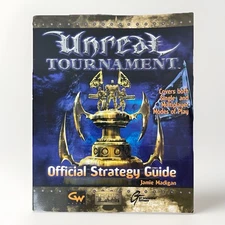 GT Interactive Press UNREAL Tournament Official Strategy Guide 1999 VG+ 1st Ed