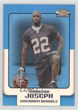 2006 Topps Finest Blue Refractor 39/299 Johnathan Joseph #144 1g57