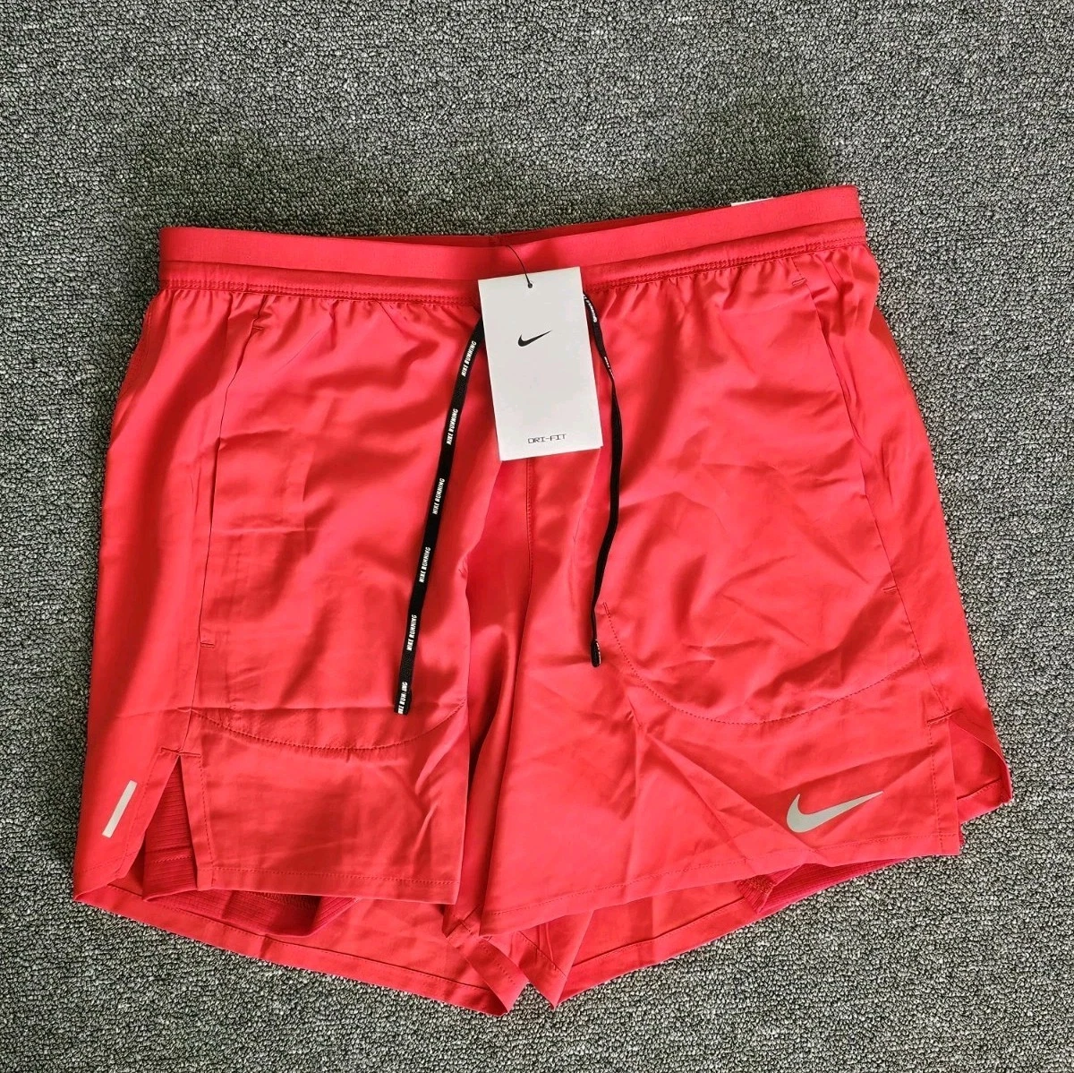 Nike Flex Stride 5” 2-in-1 Red White Men's Running Shorts Sz Medium (CJ5467-657)