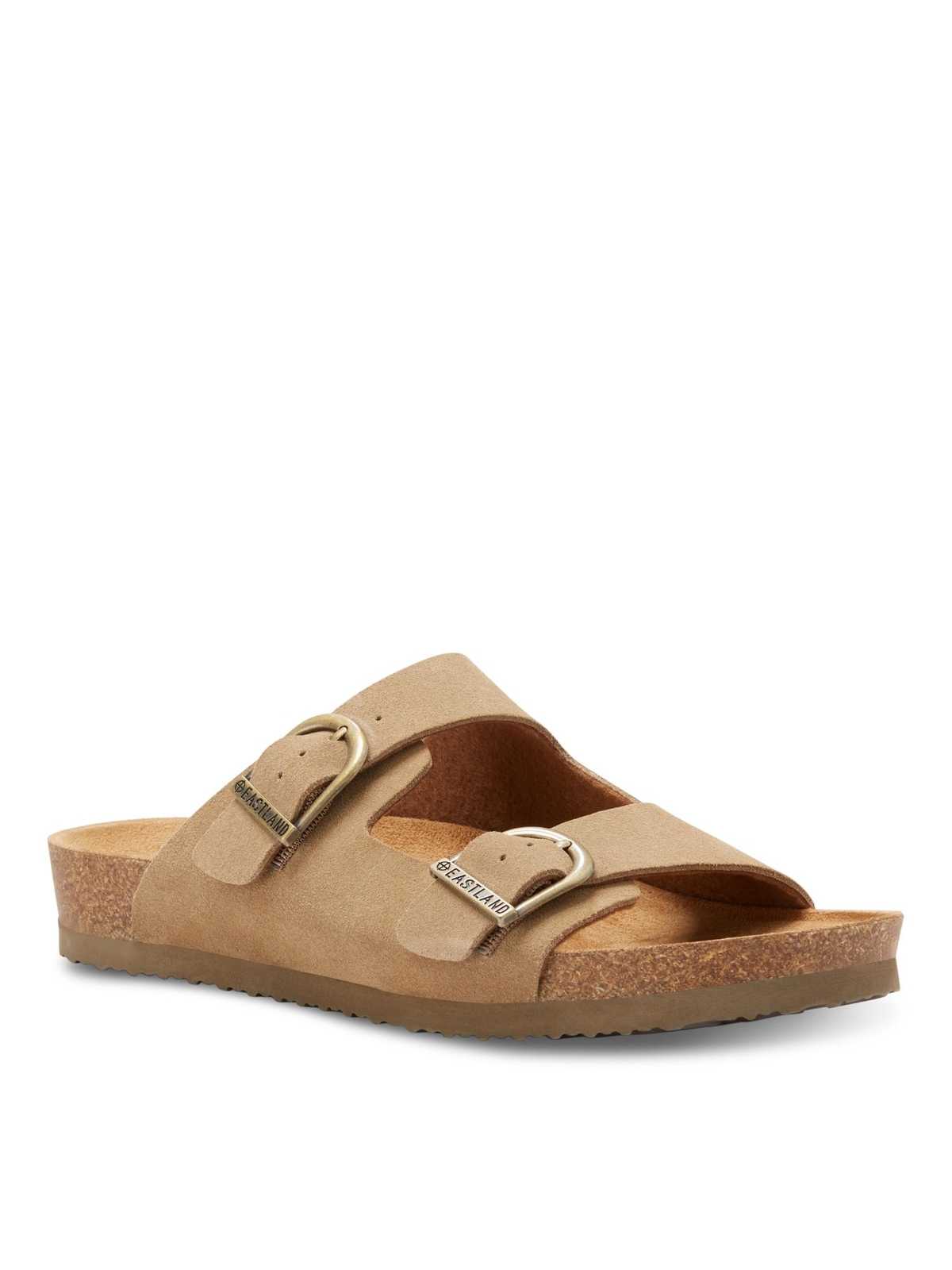 EASTLAND Мужские бежевые удобные кожаные сандалии Cambridge Cambridge с круглым носком 13 D 5690₽