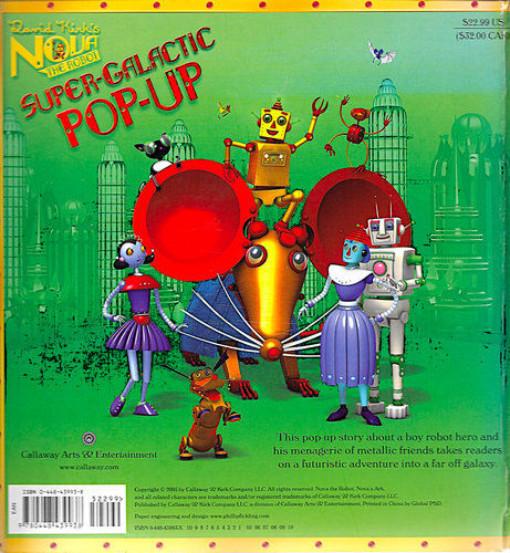 Nova the Robot Super-Galactic Pop-up Book - Picture 2 of 3