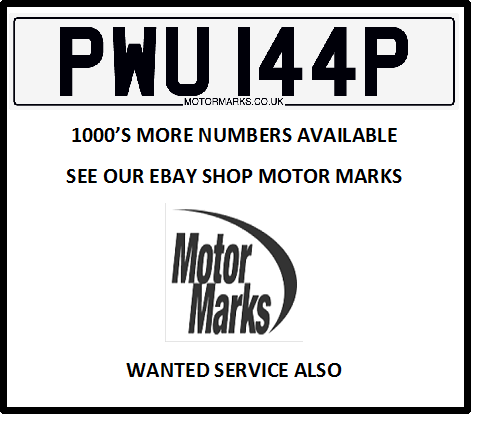 PWU 144P CHEAP BARGAIN NUMBER PLATE VOLVO 144 SEE SHOP LOADS MORE PWU 144P PWU  - Picture 1 of 3