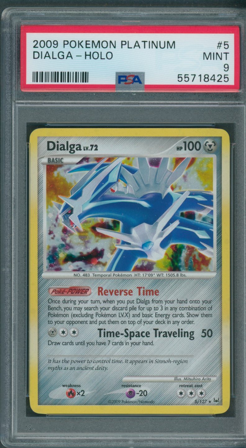 2009 Pokemon Platinum #5 Dialga - Holo PSA 9 *8425