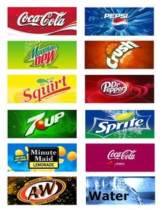 Soda Vending Machine Labels - Coke, Pepsi, Mt. Dew, Crush ...