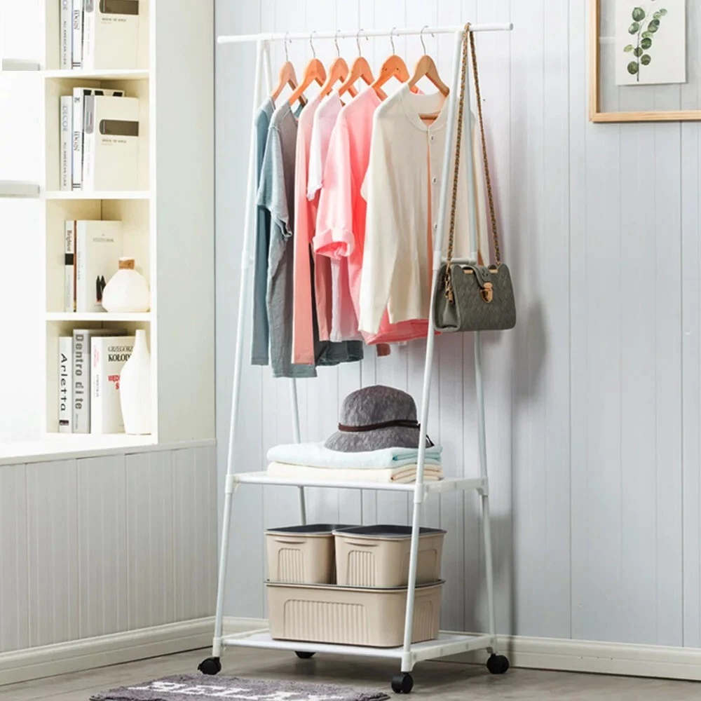 Triangle Coat Rack Steel Tube Removable Large Capacity Hanging