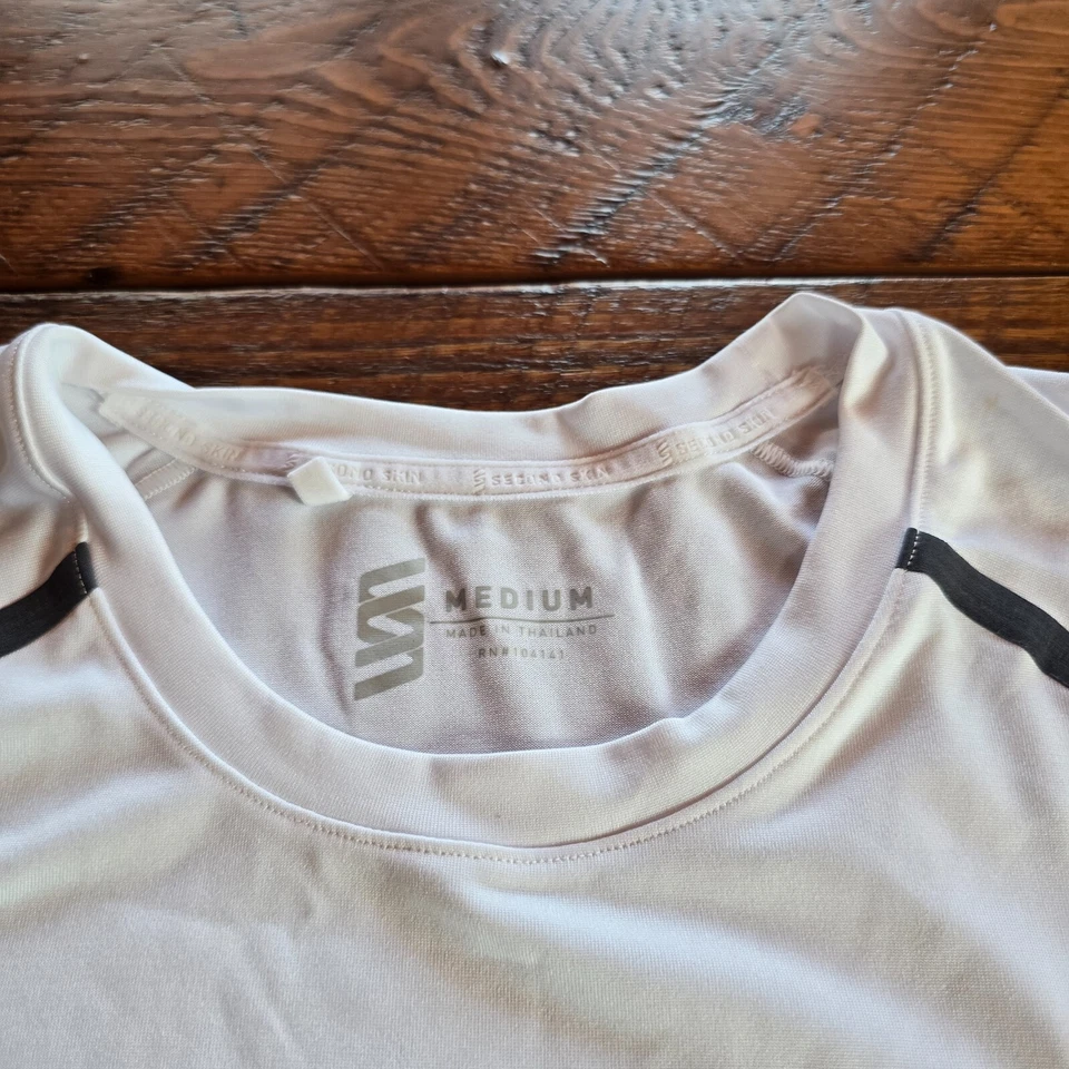 Second Skin/ Women’s M Training Shirt Smart Temp Control RN # 104141 White - Image 3 of 4