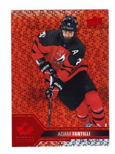 2022 Upper Deck TEAM CANADA Red Champagne SP # 27 ADAM FANTILLI Blue Jackets