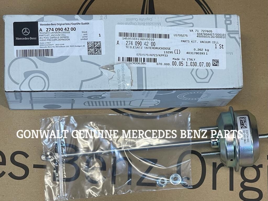 2740904200 Mercedes Benz E C Class W204 C300 2014-2016 Turbo