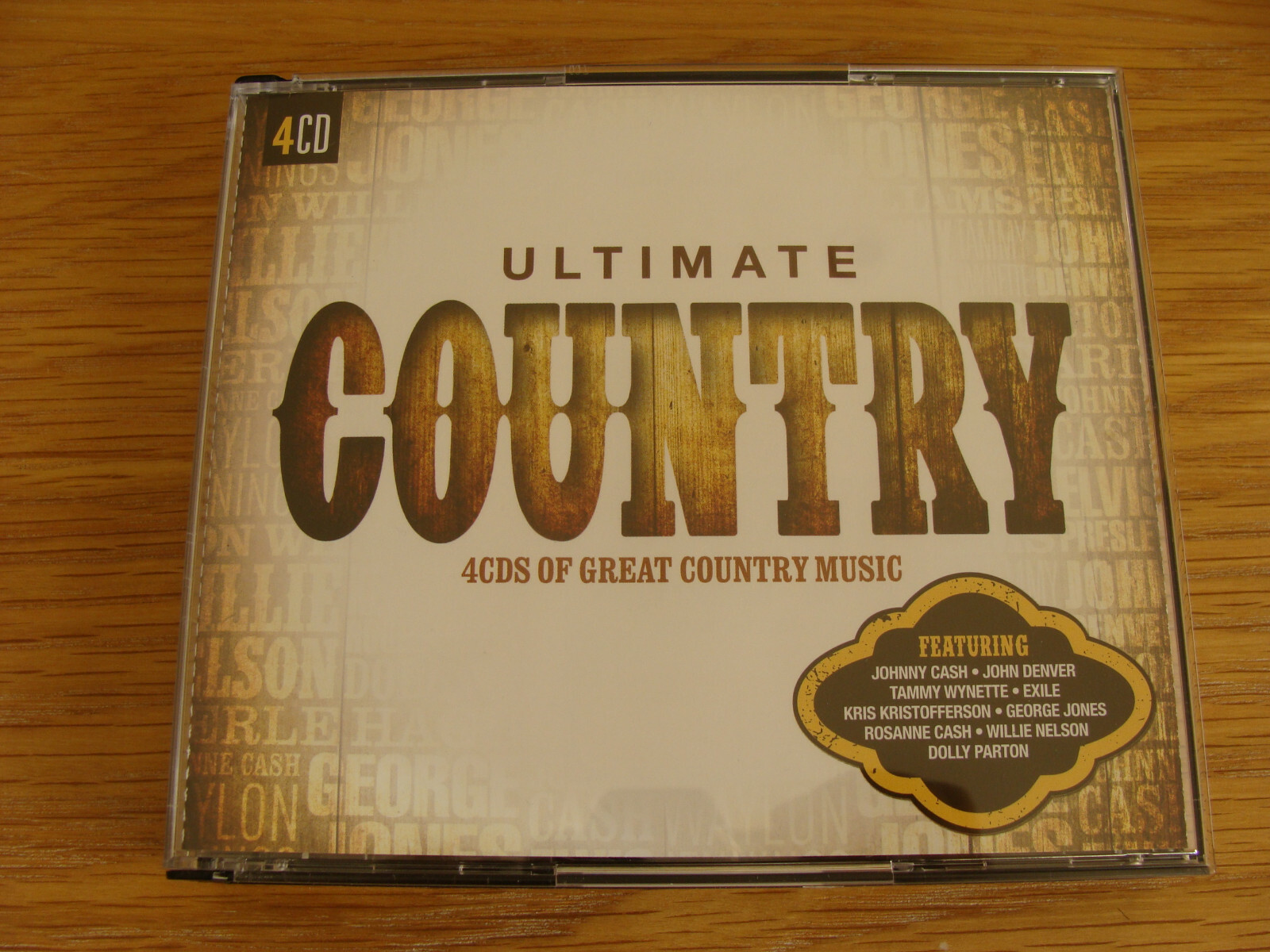 CD Box Set: Various Artists : Ultimate Country  : 4 CDs Of Country Classic Hits