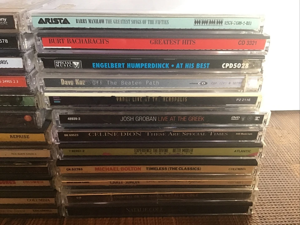 Lot Of 36 CDs Easy Listening Jazz Celine Dion John Tesh Jim Brickman Carly Simon - Image 4 of 4