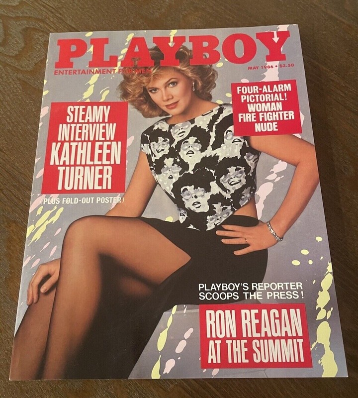 Playboy May 1986 Kathleen Turner, Christy Richters, Fire Fighter