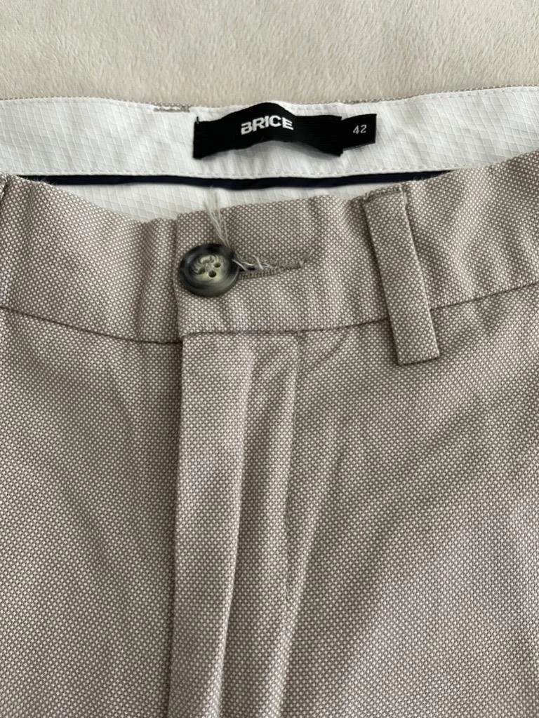 BRICE pantalon homme ordinaire en coton mélangé kaki taille 42 EURO 33 x  32 130