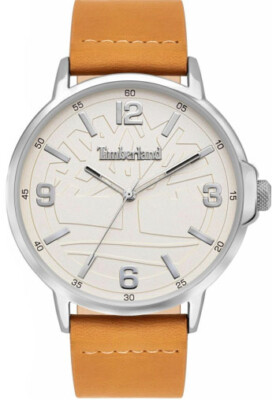 Men's Watch Timberland Leather Strap With Bag Backpack Gift New Original