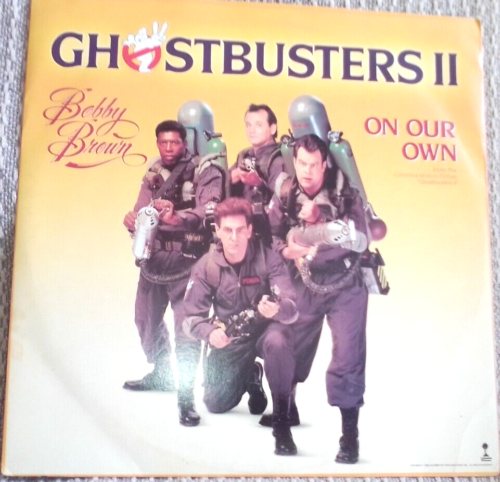 1 X SINGLE 12 INCH RECORD GHOSTBUSTERS 11 TITLE ON YOUR OWN BOBBY BROWN - Zdjęcie 1 z 3