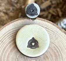 CELTIC KNOT Metal Steel Stamp Marking Metal Triquetra Impact Punch Stamp Tool