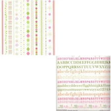 HEIDI GRACE JUMBO Rub-Ons Transfers HEIDI's FLOWERS BORDERS or ALPHAS 12 X 12