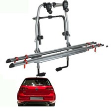 PORTABICI POSTERIORE 2 BINARI VOLKSWAGEN GOLF 7 ANNO 2016 BICI UOMO DONNA MB