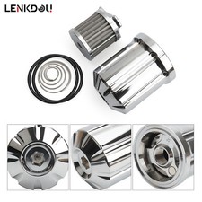 Replacement Reusable Oil Filter W/ Cartidge Fitting for Harley Touring Sportster