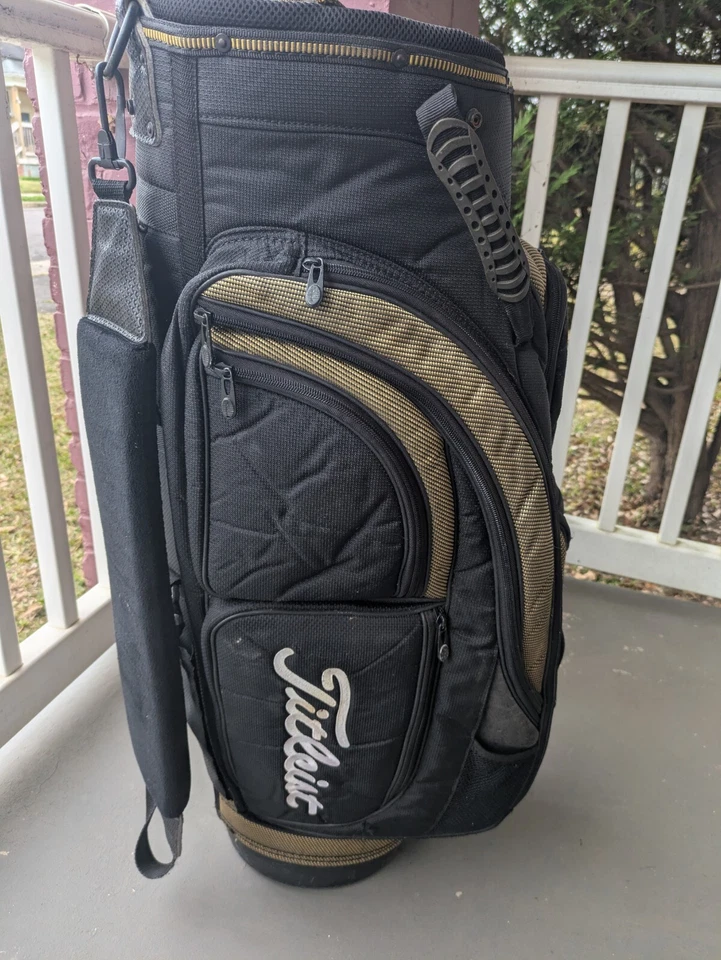 Titleist S45 Staff 5 Way Golf Cart Carry Bag With 12 Pockets - Image 2 of 4