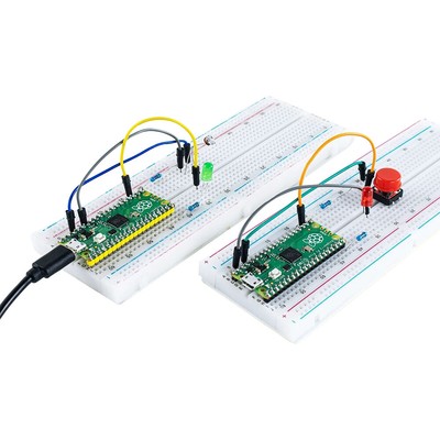 Für Raspberry Pi Pico RP2040 Python Programmierung Anfänger Kit Breadboard 9G Se