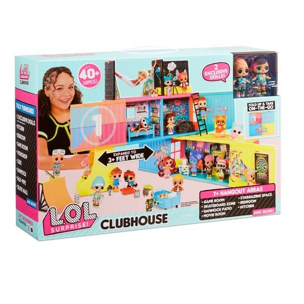 LOL Surprise Clubhouse Playset - 42 Piece for sale online | eBay