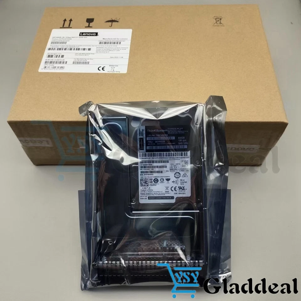 New Lenovo 00YK028 7XB7A00039 600GB 2.5'' 15K 12GB/s SAS Internal Hard Drive - Image 4 of 4