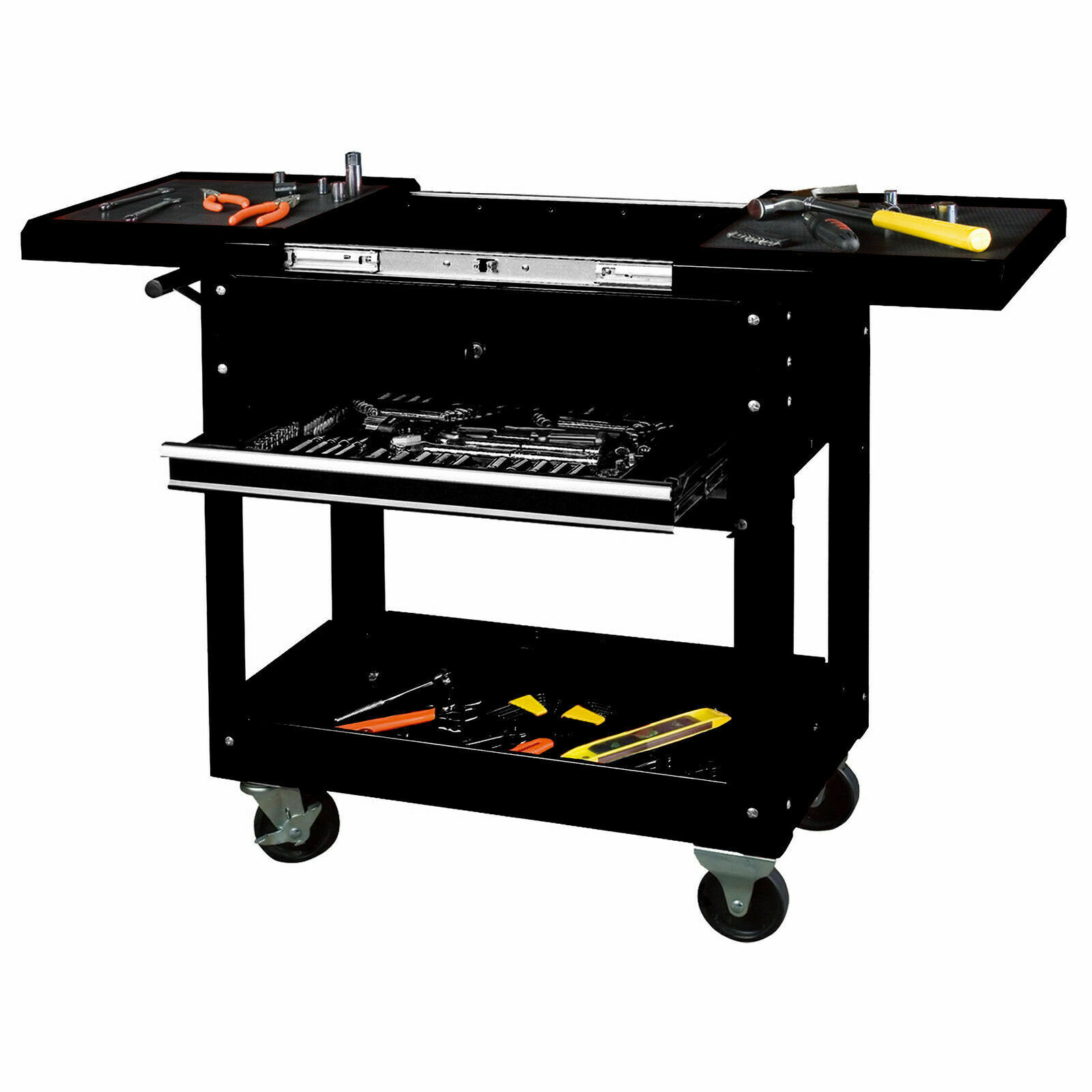 Tool Cart Trolley Workstation Tool Storage Chest Toolchest Rolling Tool Box New