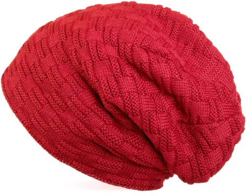 warme Feinstrick Beanie Mütze, Flecht Muster, weiches Fleece Innenfutter, Unisex - Bild 11 von 50