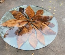 36" Handmade Epoxy Table Top Unique Resin Furniture for Your Home