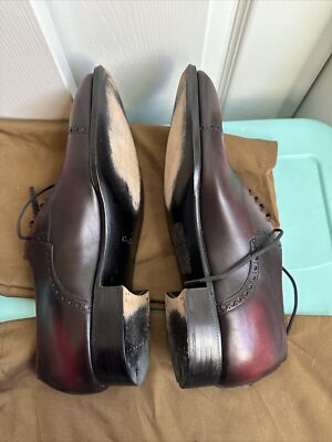 Corthay Kleber Cap Toe Oxford Burgundy 8.5 US - 7.5 UK  display picture 2