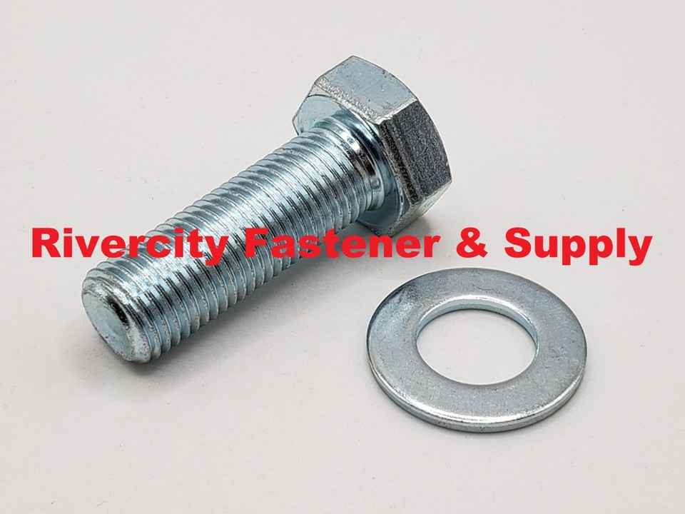 10 Pieces  M14-1.5x40 Class 10.9 Fine Thread Hex Flange Bolts Screws Unf Fine Full Threads Phos Oil