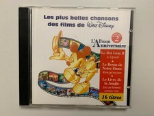 CD ALBUM ANNIVERSAIRE LES + BELLES CHANSONS DES FILMS DE WALT DISNEY / VOL.2