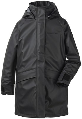 Didriksons Outdoor Jacket Functional Jacket Porto Girl's Youth Parka Black