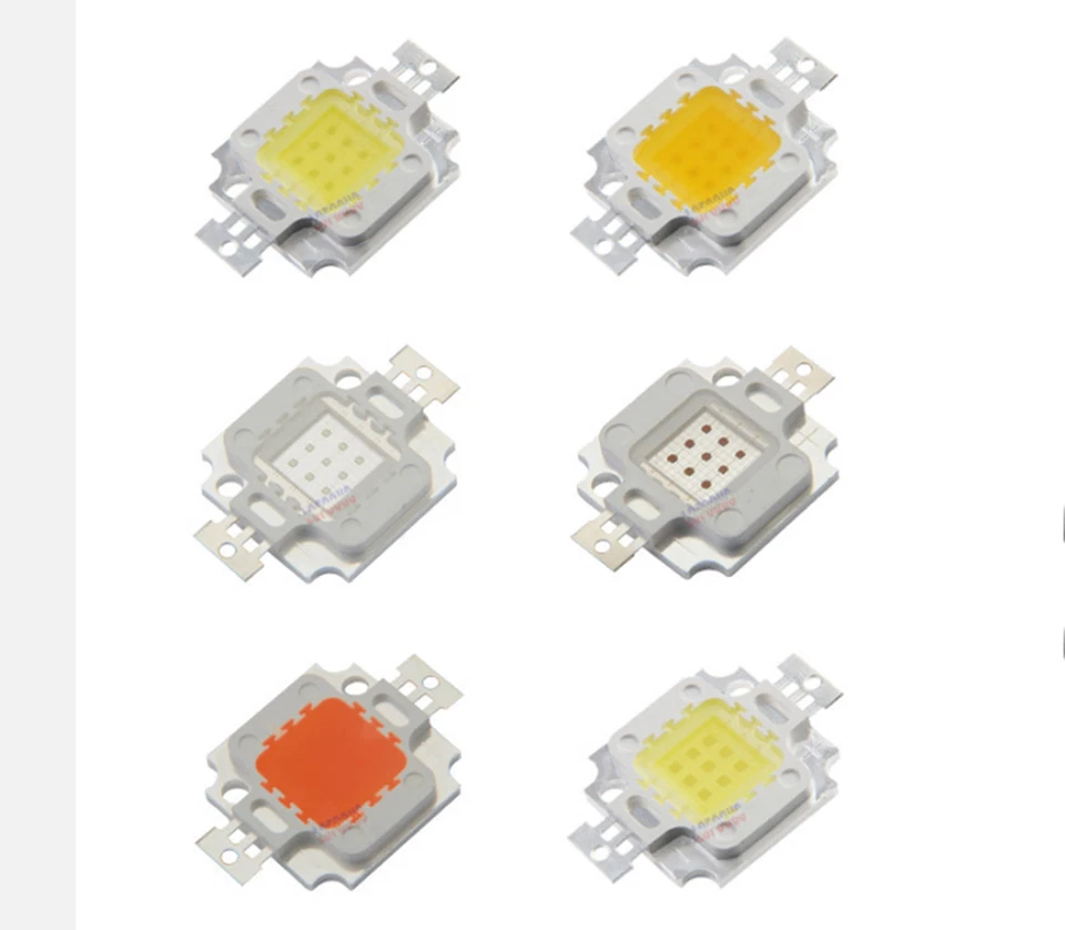 10W High Power LED Chip 9-12V Cool Warm White Yellow RGB Red Green Blue - Image 3 of 4