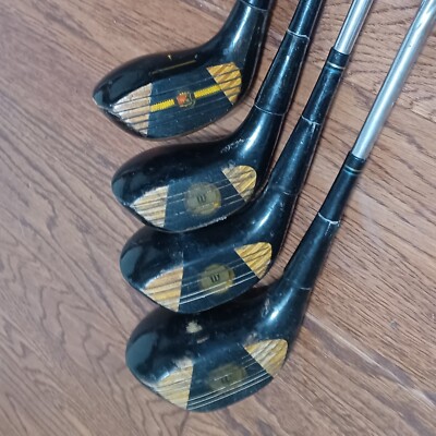 Vintage WILSON 1200 Golf Club Set 1, 3, 4, 5 Woods and 4-Pw Irons