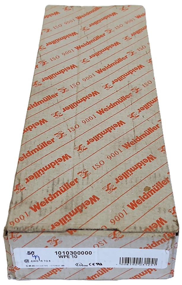 Weidmuller 1010300000 WPE 10 Terminal Block - Image 3 of 3