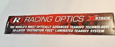 Racing Optics X Stack Tear Offs Air Draft/SS/1320, Clear. R.O. 19300991