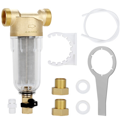 Water Pre-Filter System/whole House Spin Down Sediment Water Filter-50 Micron