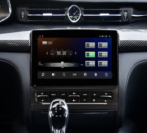 9'' HD Car Radio GPS Navi Android 8+128GB For Maserati Quattroporte 2017-2020 - Foto 4 di 17