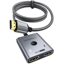 Conmutador HDMI 2 en 1 Salida 4K@60Hz, Divisor HDCP 2.2