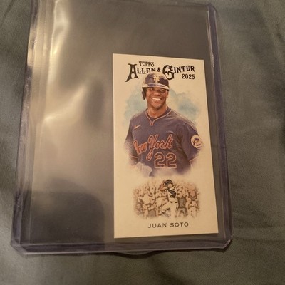 2025 Topps Allen & Ginter Juan Soto Mini N222 Variation NY Mets