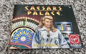 Caesars Palace (Nintendo NES) Cart And Manual Only READ, Cleaned And Tested
