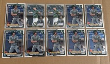 10 Daniel Susac 2023 2024 Bowman Chrome Rookie RC Cards Oakland A’s Athletics